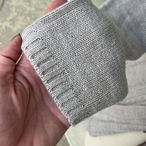 New Napa Valley oatmeal fan back long cardigan - Picture 4 of 14